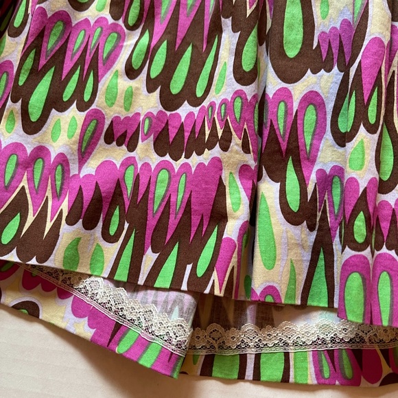 TIBI skirt size 8 gorgeous colors/pattern skirt - Picture 6 of 6